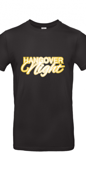 T-Shirt | Hangover Night Schriftzug - Herren T-Shirt