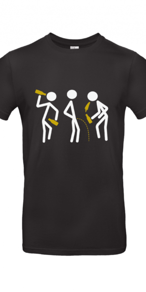 T-Shirt | Party Hard Stick Figure
