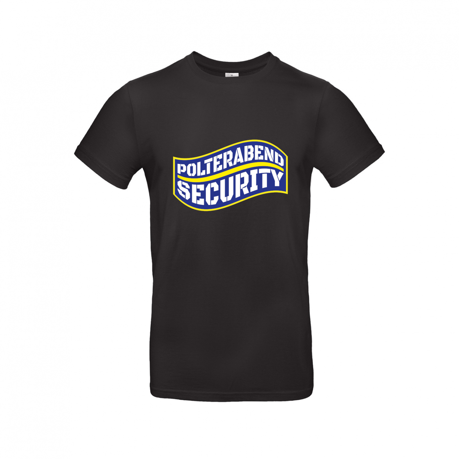 T-Shirt | Polterabend Security blau gelb - Herren T-Shirt