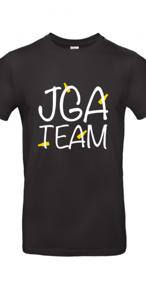 T-Shirt | JGA TEAM mit Bierflaschen Icons - Herren T-Shirt