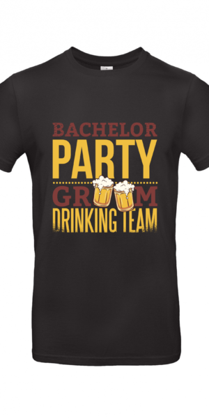 T-Shirt | Bachelor Party Groom Drinking Team - Herren T-Shirt