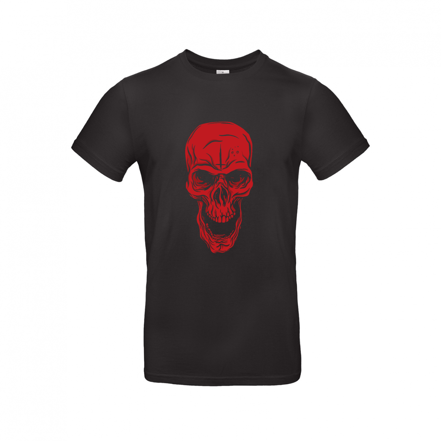 T-Shirt | Evil Red Skull - Herren T-Shirt