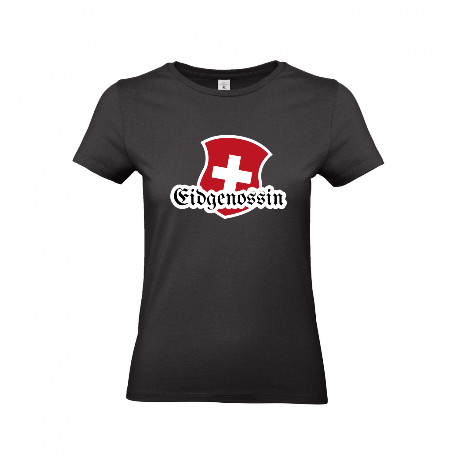 T-Shirt | Eidgenossin mit Schweizer Wappen - Damen T-Shirt
