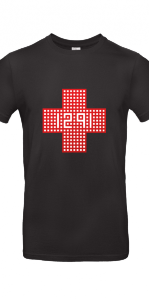 T-Shirt | Schweizer Kreuz mit 1291 - Herren T-Shirt