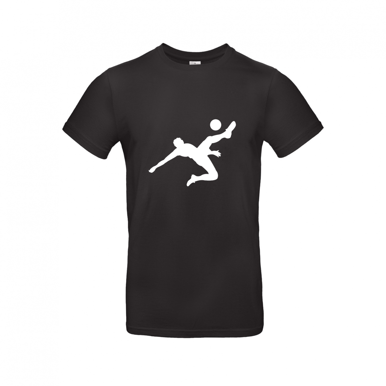 T-Shirt | Fussballspieler Silhouette - Herren T-Shirt