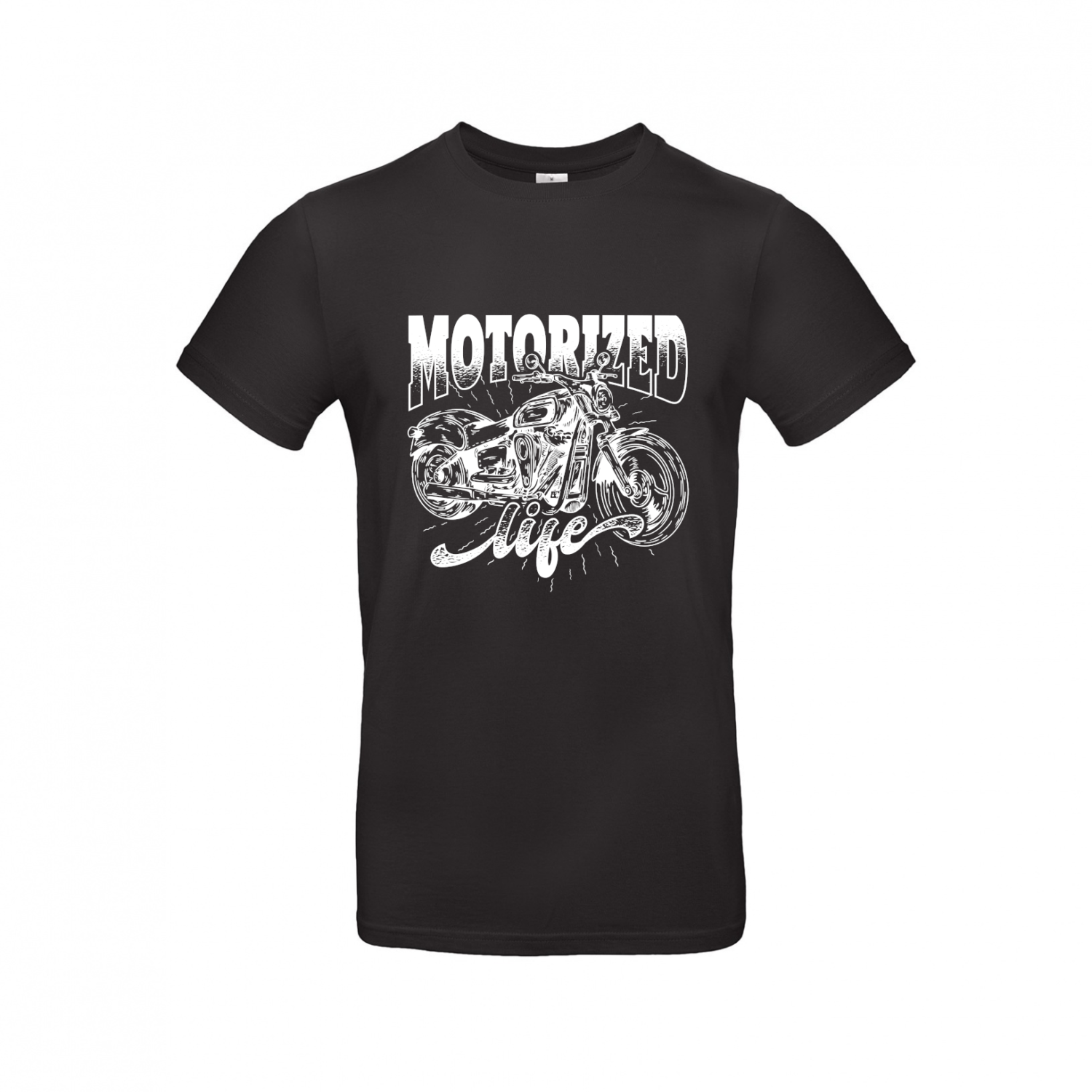 T-Shirt | Motorized life mit Motorrad - Herren T-Shirt
