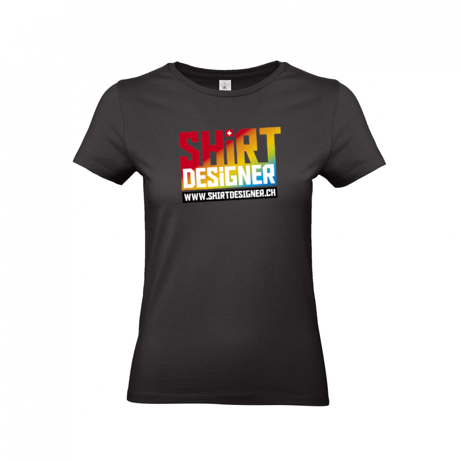 Damen T-Shirt B&C Exact mit Ihrem Design bedruckt