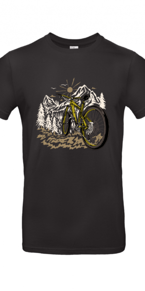 T-Shirt | Bike on Mountains - Herren T-Shirt