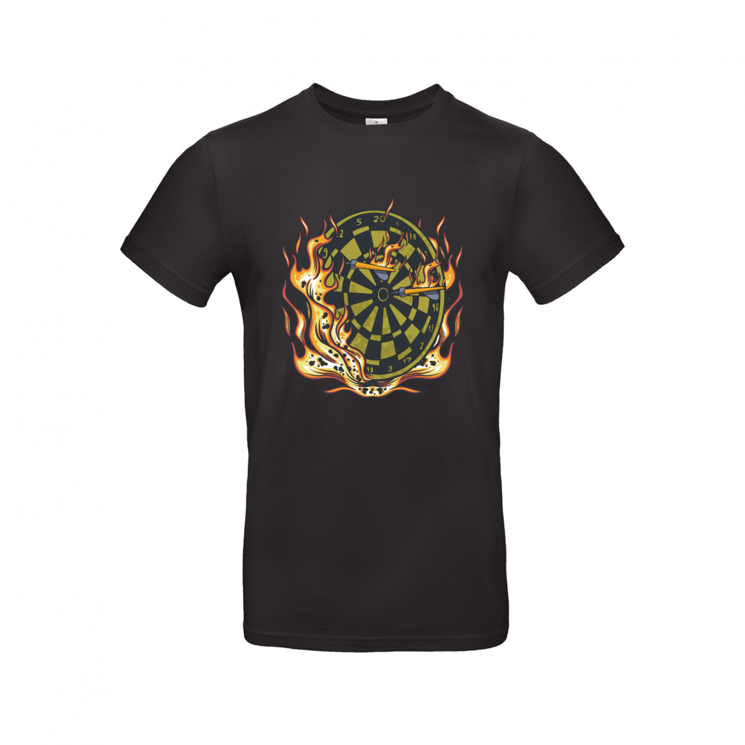 T-Shirt | Flaming Darts - Herren T-Shirt